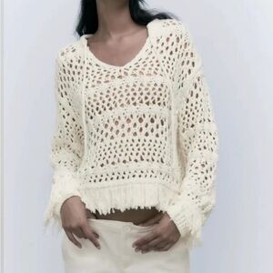 Zara Open Knit Sweater